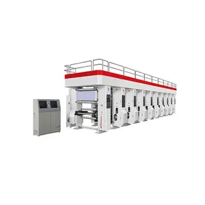 Computer Rail Gravure Printing Machine for Plastic Printing