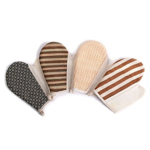 ถุงมืออาบน้ำขัดผิวด้วยฟองน้ำกัญชาผิวที่ตายแล้ว,ถุงมืออาบน้ำขัดผิวแบบกำหนดเองได้ - Product Image 5