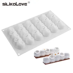 Bền Trong Sử Dụng Kháng 8 Khoang Hài Hước Hình Dạng Silicone 3D Bánh Nướng Khuôn