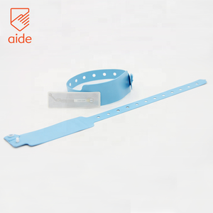 Fabricante de China Impresión activa personalizada Banda de identificación del paciente RFID Evento Pvc Vinilo Hospital Pulsera de identificación del paciente para el hospital - Product Image 2
