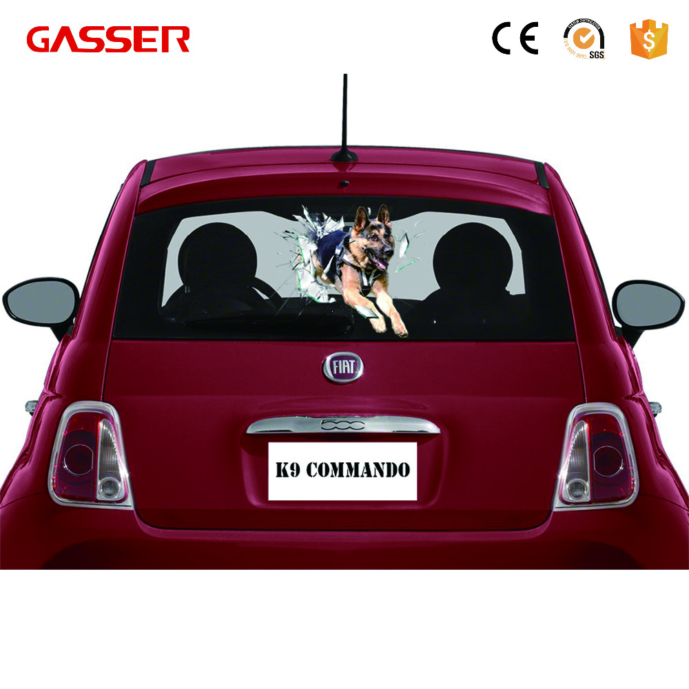 Забавный обычай 3D изображение виниловые высечки автомобиля стикер