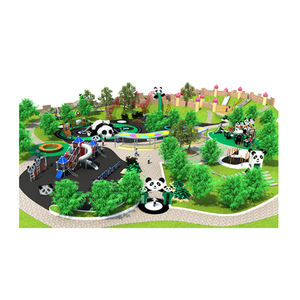 Le <span class=keywords><strong>plus</strong></span> Populaire Grand Enfants <span class=keywords><strong>Panda</strong></span> Thème Parc De Jeux En Plein Air - Product Image 1