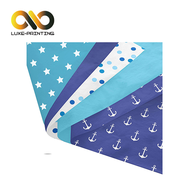 Экологичная подарочная упаковочная бумага/Тканевая бумага со специальной полноцветной упаковочной бумагой