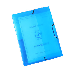 Trong suốt A4 tài liệu hộp chủ ban nhạc cao su thư mục tập tin - Product Image 4