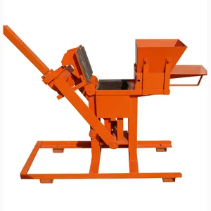 HR1-30 manual mud interlock brick block press making machine price