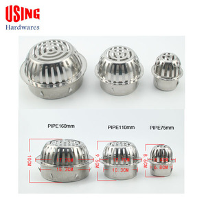 Nắp lọc thoát nước ban công bằng thép không gỉ ngoài trời, nhiều kích cỡ, chống tắc nghẽn, dùng cho mái nhà, ống thoát nước mưa - Product Image 6