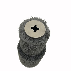 סין Anhui anqin רולר מברשת <span class=keywords><strong>Crimped</strong></span> תיל פלדה רולר מברשות גדול פליז חוט פלדה תעשייתי רולר מברשת - Product Image 2