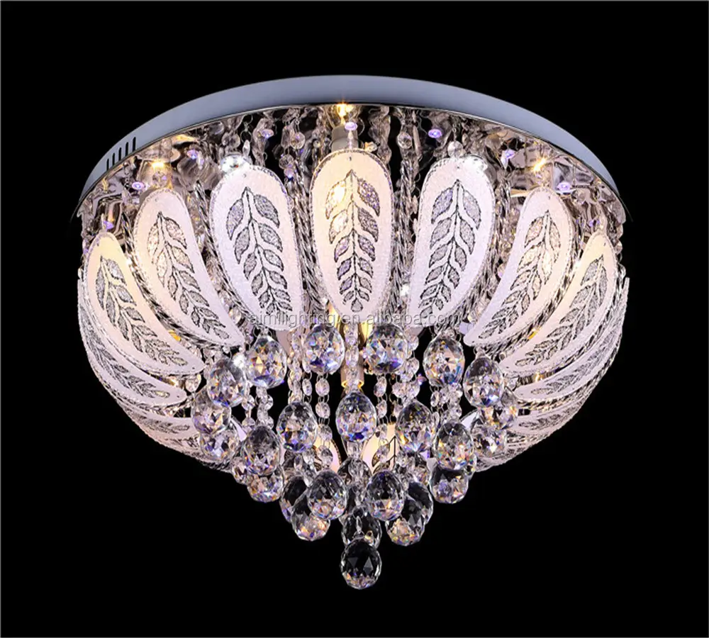 2017 Best sell New design colored glass ceiling lamp chandelier 8109-600 with MP3 and remote control, Manufacturer cheap price