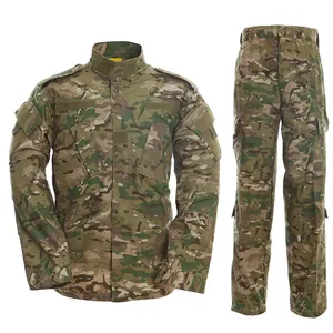 militar camuflaje uniforme del ejército táctico chaqueta + pantalón uniforme del ejército combate venta al por mayor
