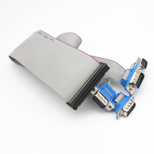 20 pin IDC a <span class=keywords><strong>VGA</strong></span> macho conector de <span class=keywords><strong>cable</strong></span> plano - Product Image 3