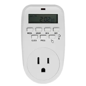 ETU-88A USA In America 7 Giorni Alla Settimana Programmabile Automatico Timer Digitale Spina Prese Interruttori per la Casa Apparecchio 125 V/15A