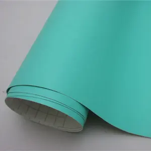 Film enveloppe en vinyle autocollant, couleur Turquoise, blanc, mat, bleu, Auto-adhésif, sans bulle d'air, pour voiture moto