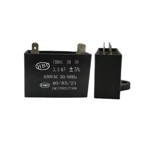SK capacitor for fan <span class=keywords><strong>2</strong></span>,5 UF 450 v Motor Industrial Electric fan capacitor 50/60Hz 3,5 UF - Product Image 3