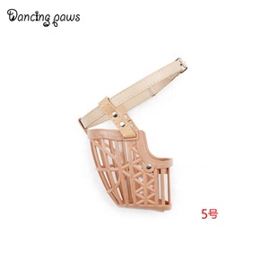 Barato venta caliente 2019 ajustable cesta de cuero de <span class=keywords><strong>la</strong></span> PU de hombre lobo perro bozal con 7 tamaños - Product Image 6