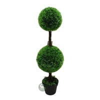 Wohndekor Buchsbaum Spiralbaum Künstliche Plastik-Grünpflanze Anpassbare Größe G&L Marke Frühling Sommer Dekoration
