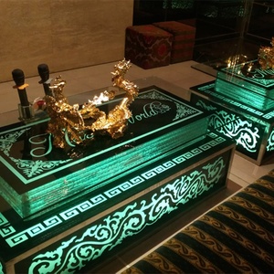Bàn Ktv Đương Đại Quảng Đông Trung Quốc Tương Tác Đồ Nội Thất Quán Bar Dài Đồ Nội Thất Thương Mại RGB Từ Từ Thay Đổi Dải LED - Product Image 3