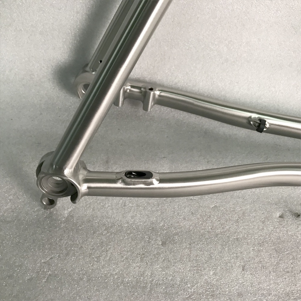 Waltly 700C Road Bike Frame - Titanium for Flat Disc Brake