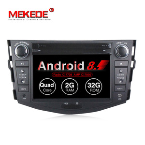 Android 8,1 quad core con 2+32 GB android reproductor de dvd de coche para Toyo-<span class=keywords><strong>ta</strong></span> RAV4 2007 -2011 wifi navegación mirrorring - Product Image 1