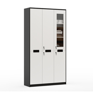 Meubles de bureau ouverts personnalisés avec étagère de <span class=keywords><strong>rangement</strong></span> verrouillable, <span class=keywords><strong>armoire</strong></span> de classement en bois pour bureau <span class=keywords><strong>administratif</strong></span> - Product Image 1