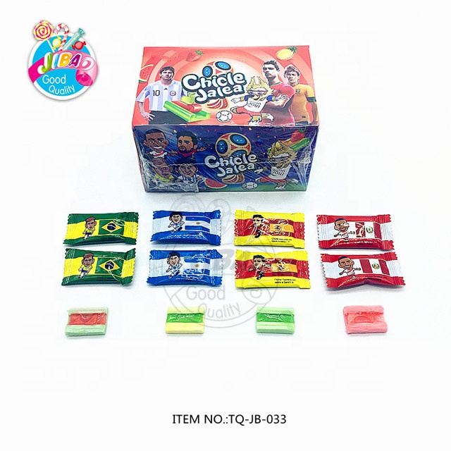 Фруктовый микс вкус заполнено желе жевательная резинка конфеты Turbo жевательной резинки