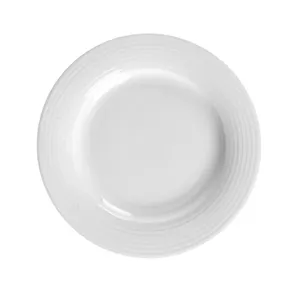 Mercado de China vajilla nuevos productos seguro blanco placas de cerámica hecho a mano sirve platos de porcelana ~