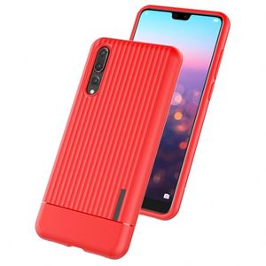 Pour <span class=keywords><strong>Huawei</strong></span> <span class=keywords><strong>P20</strong></span> <span class=keywords><strong>Pro</strong></span> Housse Rayures Verticales Flexible TPU Couverture <span class=keywords><strong>Arrière</strong></span> Antichoc - Product Image 4