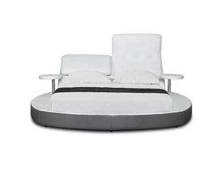 <span class=keywords><strong>Letto</strong></span> <span class=keywords><strong>rotondo</strong></span> moderno europeo in pelle Pu durevole struttura del <span class=keywords><strong>letto</strong></span> rotonda King Size - Product Image 2