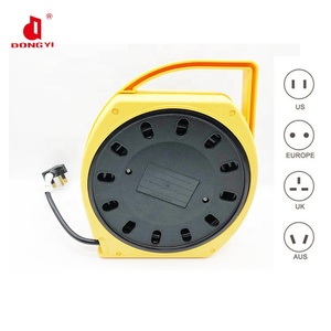 Carretes de extensión de cable de puesta a tierra de 4 enchufes de alta calidad 16A corriente nominal 220-250V enchufe de extensión para uso residencial/comercial - Product Image 5