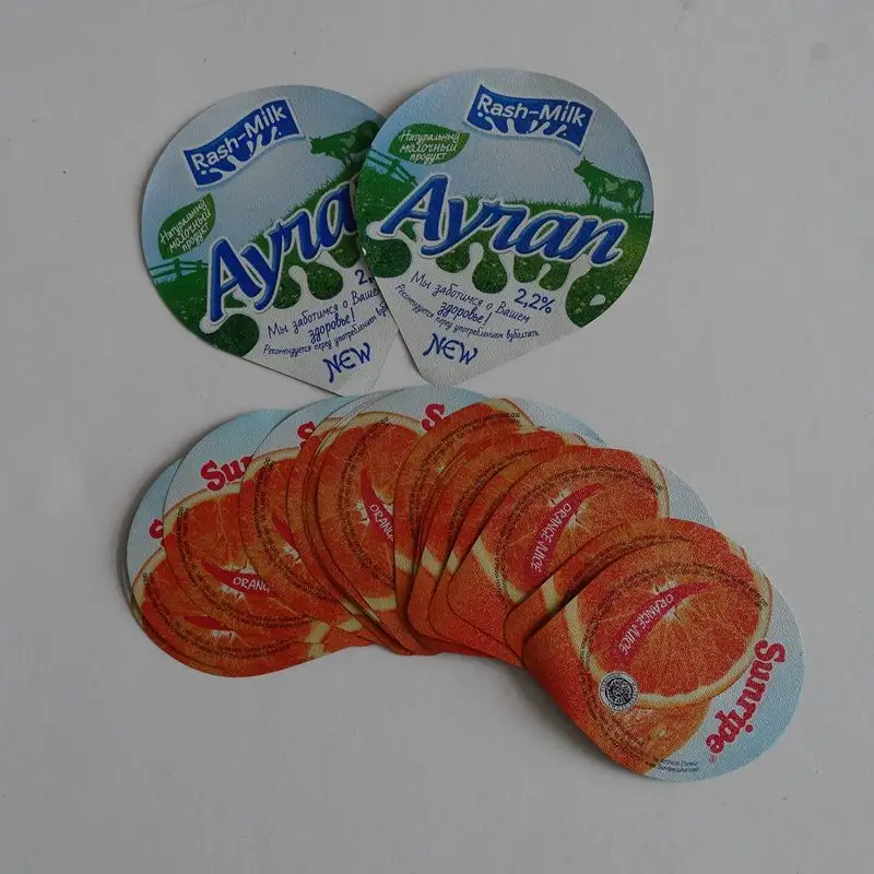 Food Grade Aluminum Foil Lids For Yogurt