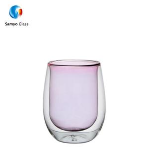 Beber de vidrio de cristal de plomo libre de tulip vaso de cerveza con logotipo - Product Image 3