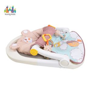 Silla Alta para Bebé Konig Kids con Diseño de Mapache, Plegable, Segura, Ecológica, Base Giratoria en Forma de L, <span class=keywords><strong>Reclinable</strong></span> con Botones, para Dormitorio - Product Image 3
