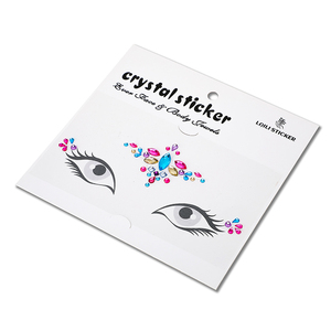 Precio <span class=keywords><strong>de</strong></span> fábrica al por mayor <span class=keywords><strong>de</strong></span> diamantes cara ojo brillo <span class=keywords><strong>tatuaje</strong></span> adhesivo para decoración - Product Image 3