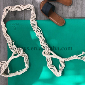 <span class=keywords><strong>My033</strong></span> Hot Bán Handmade Dây Phụ Nữ Thể Thao Mat Túi Hát Mat Tàu Sân Bay Macrame Yoga Vai Dây Đeo - Product Image 3