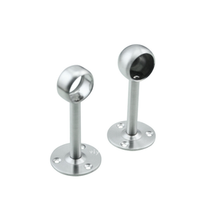 Raccords de tuyaux de meubles, <span class=keywords><strong>Support</strong></span> de bride de 19mm, 22mm, 25mm, <span class=keywords><strong>Support</strong></span> de Rail de garde-robe, suspension de vêtements, bride de <span class=keywords><strong>Support</strong></span> de Tube - Product Image 1