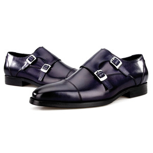 2019 Chine fournisseurs <span class=keywords><strong>monsieur</strong></span> styles moines chaussure élégant imperméable à l'eau pour hommes <span class=keywords><strong>chaussures</strong></span> habillées - Product Image 1
