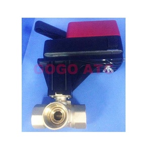 Gogo DN50 G2 "8nm 4-20mA điều khiển cơ giới Van 3 cách trộn dòng chảy tỷ lệ thuận với van bi điện cho hệ thống HVAC AC100-240V - Product Image 2