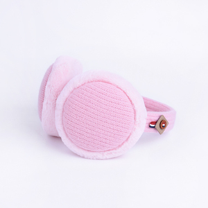 Hecho <span class=keywords><strong>de</strong></span> alta calidad a medida rosa <span class=keywords><strong>de</strong></span> punto cálido invierno orejera - Product Image 4