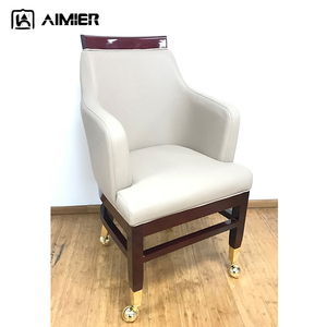 Spécial Personnalisé Poker Tabourets Assise Et Dossier Avec Mousse Moulée Casino Tabourets Dorés Roulettes Poker Sièges - Product Image 1
