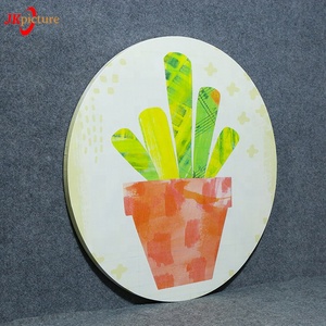 Nouvelle tendance artistique créative <span class=keywords><strong>paysage</strong></span> en pot marchandises imprimer toile fleur <span class=keywords><strong>peinture</strong></span> - Product Image 4