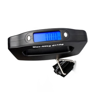 Bilancia <span class=keywords><strong>da</strong></span> bagaglio portatile <span class=keywords><strong>da</strong></span> 110 libbre 50kg/10g per <span class=keywords><strong>valigia</strong></span> bagaglio <span class=keywords><strong>da</strong></span> <span class=keywords><strong>viaggio</strong></span> <span class=keywords><strong>pesa</strong></span> la bilancia LCD posteriore con gancio <span class=keywords><strong>da</strong></span> pesca - Product Image 3