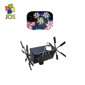hot sale 12cue 12 channel rotate double wheel wireless remote control cold fireworks firing system