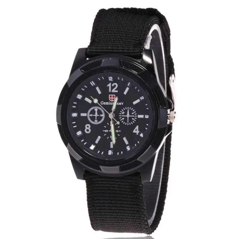 SW-545 Лидер продаж Модные нейлоновый ремешок Кварцевые Мужские наручные часы