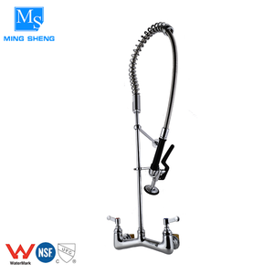 Barato de la fábrica industrial de cromo de conducto flexible de enjuague mejor nominal saque aerosol grifos de cocina - Product Image 1