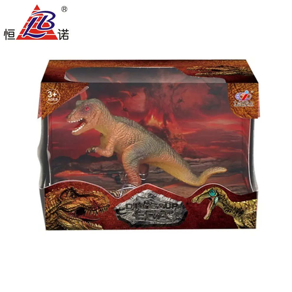 PVC Dinosaurus Dibuat Di Cina untuk Anak-anak Mainan Baru Dinosaurus dengan 24 Pcs/box