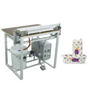 Cheap semi auto toilet tissue rolls packaging machine