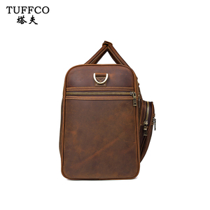 Alta calidad multifuncional moda Vintage más grande para hombre de cuero de Caballo Loco bolso de viaje - Product Image 3