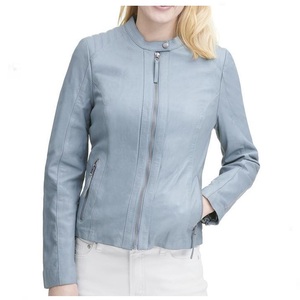 Women's Genuine <b>Sheep</b> <b>Skin</b> Suede Bomber <b>Jacket</b> Custom Logo Lightweight Finished Outerwear Wholesale Everyday Fashion Wear - Product Image 1