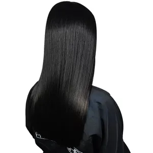 Mocha 머리 회사 싼 처리되지 않은 처녀 브라질 머리 직물 판매, 색깔 2 처녀 매끄러운 똑바른 머리 뭉치, 모카 머리
