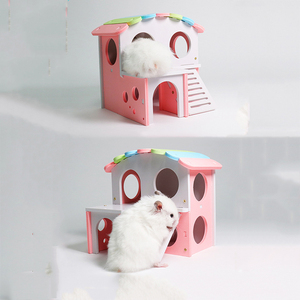 La protección del medio ambiente <span class=keywords><strong>de</strong></span> color pequeña <span class=keywords><strong>casa</strong></span> <span class=keywords><strong>de</strong></span> madera nido para <span class=keywords><strong>hamster</strong></span> - Product Image 3