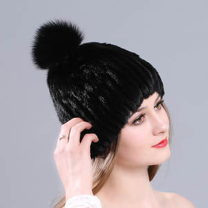 Bán chạy nhất mũ chồn với Fox lông bóng thiết kế hình ảnh thời trang - Product Image 2